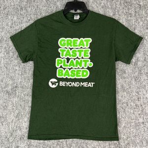Dunkin Donuts Shirt Mens Medium Green Fast Food Beyond Sausage Sandwich Coffee‎